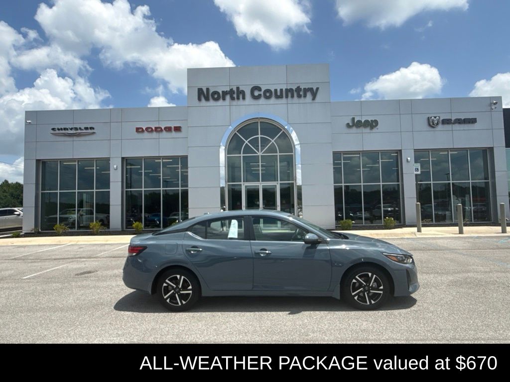 Atlantic Gray Metallic 2025 Nissan Sentra Sedan Front-Wheel Drive Continuously Variable Transmission