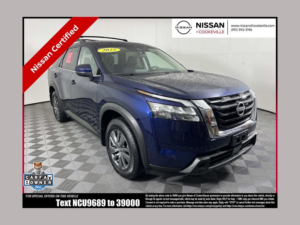 Deep Ocean Blue 2025 Nissan Pathfinder SUV / Crossover Front-Wheel Drive 9-Speed Automatic