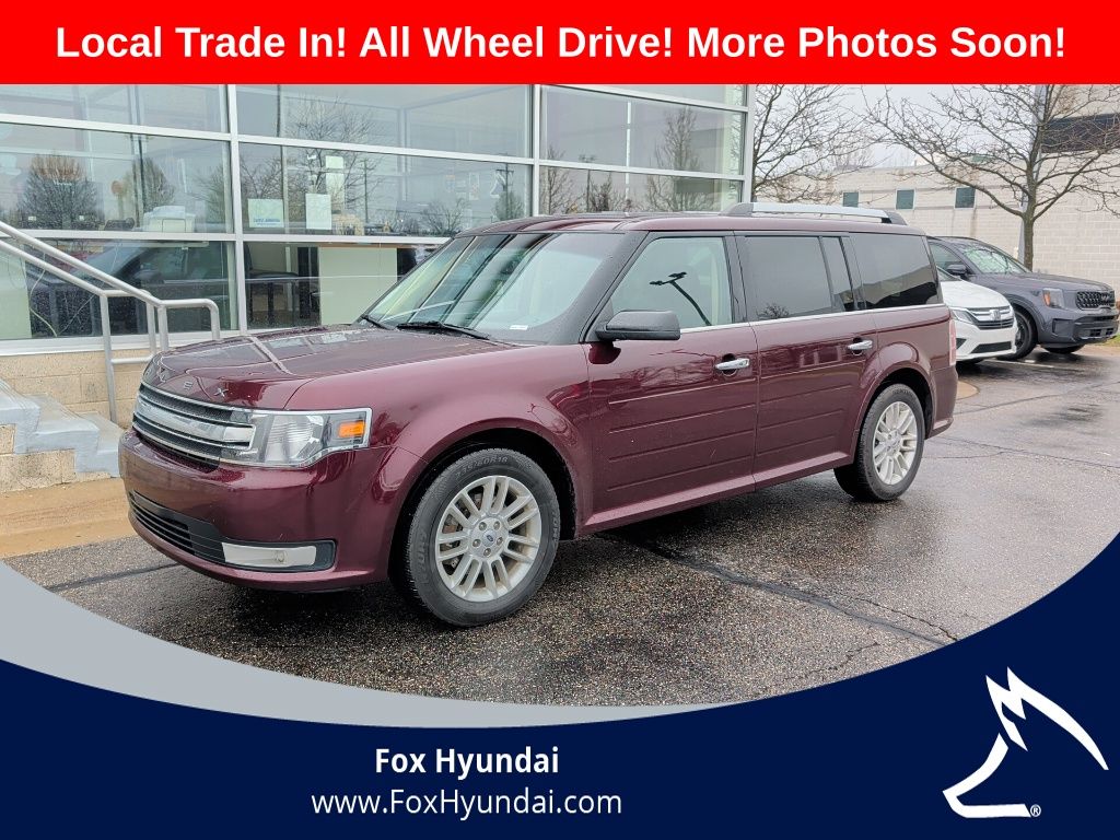 Red (Burgundy) 2017 Ford Flex SEL AWD SUV / Crossover All-Wheel Drive 6-Speed Automatic