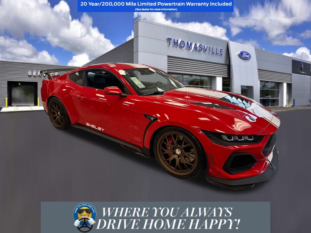 Race Red 2025 Ford Mustang Coupe Rear-Wheel Drive Automatic