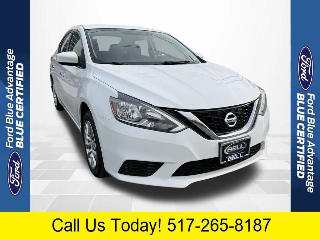 White (Fresh Powder) 2017 Nissan Sentra SV Sedan Front-Wheel Drive Continuously Variable Transmission