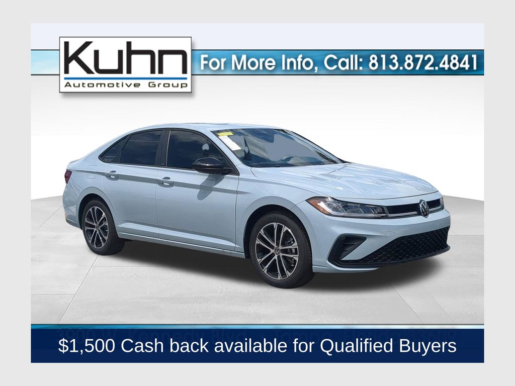 Monument Gray 2026 Volkswagen Jetta Sedan Front-Wheel Drive 8-Speed Automatic