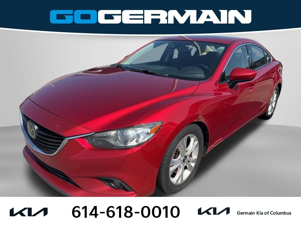 Soul Red Metallic 2014 Mazda MAZDA6 i Grand Touring Sedan Front-Wheel Drive 6-Speed Automatic