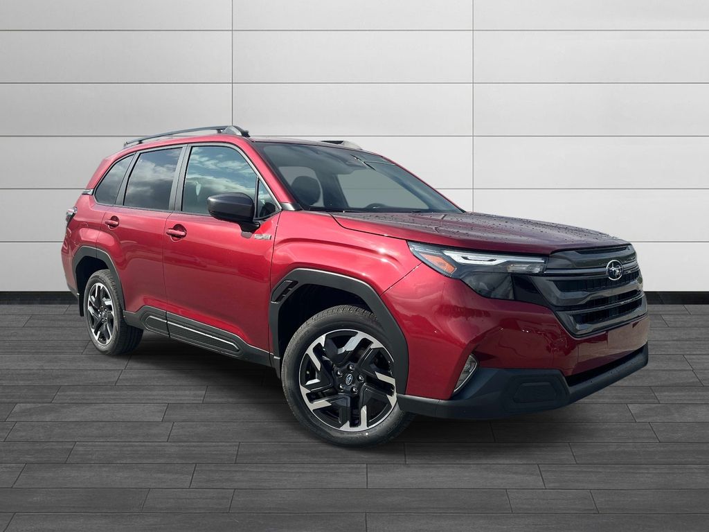 Crimson Red Pearl 2026 Subaru Forester Hybrid SUV / Crossover All-Wheel Drive Continuously Variable Transmission