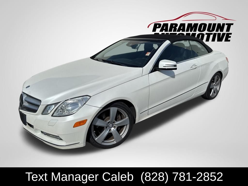 2013 Mercedes-Benz E-Class E 350 Cabriolet Convertible Rear-Wheel Drive 7-Speed Automatic