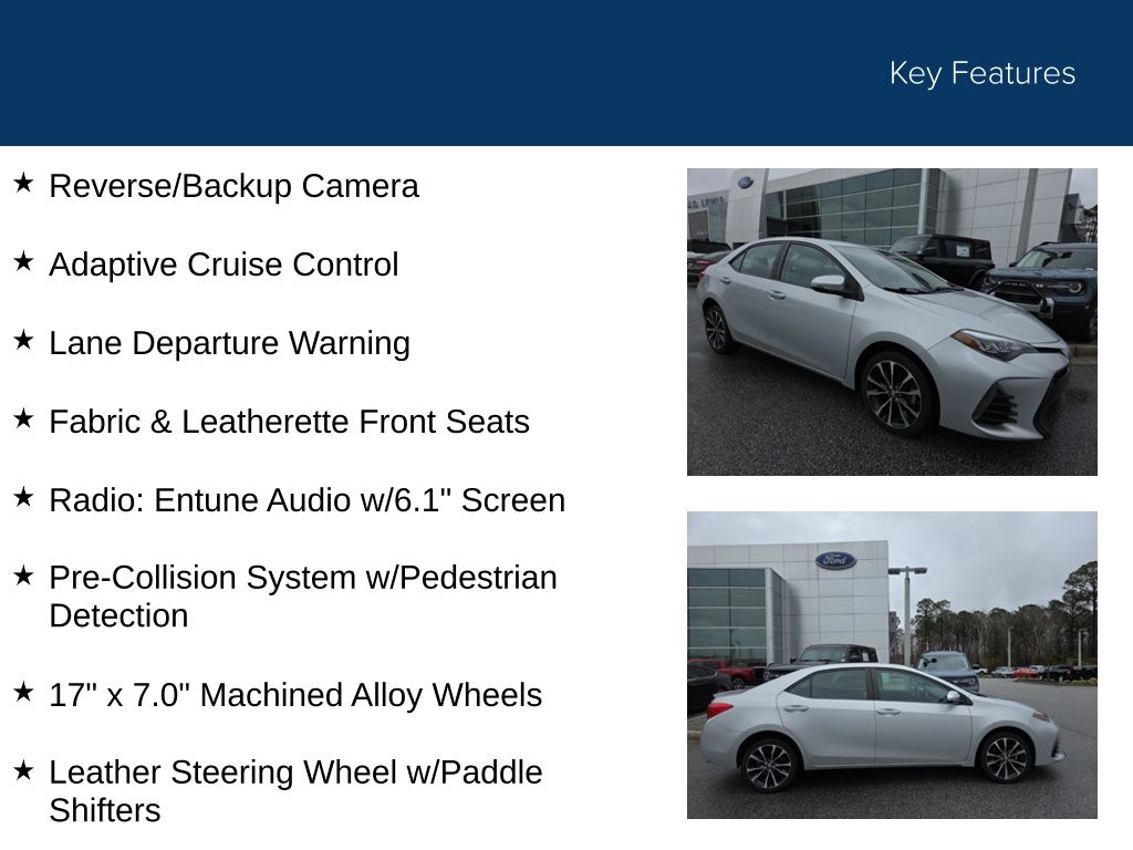 2019 Toyota Corolla SE