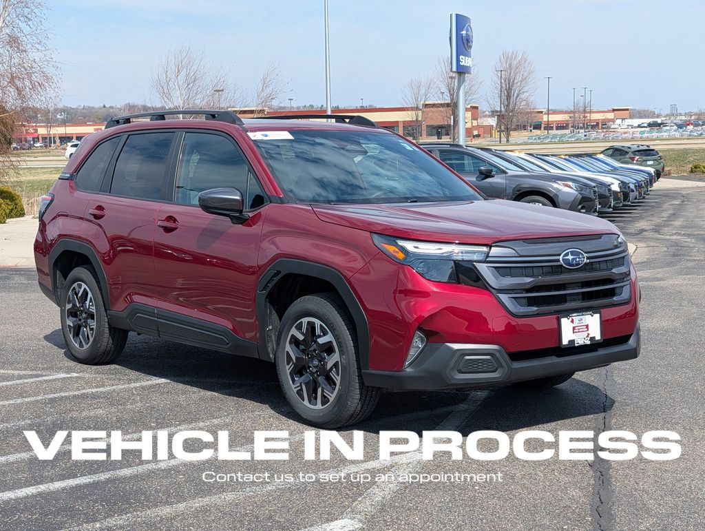 Crimson Red Pearl 2026 Subaru Forester Crossover AWD SUV / Crossover All-Wheel Drive Continuously Variable Transmission