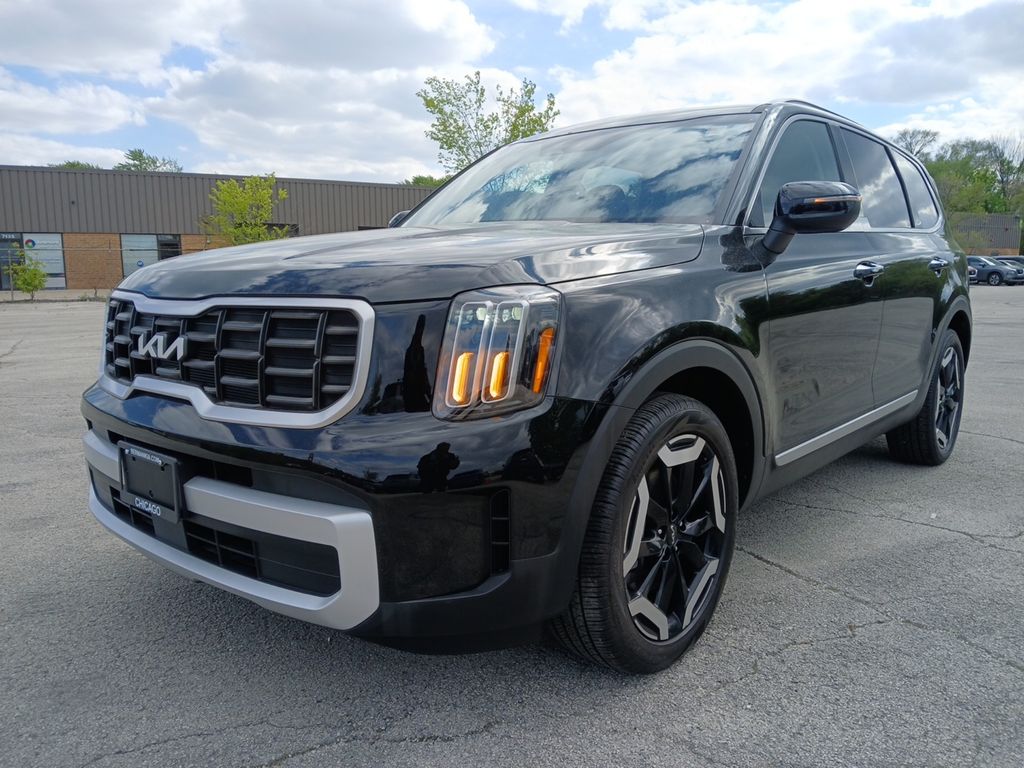 Ebony Black 2024 Kia Telluride S AWD SUV / Crossover All-Wheel Drive 8-Speed Automatic
