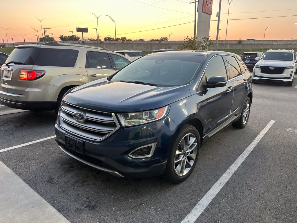 Dark Blue 2017 Ford Edge SUV / Crossover All-Wheel Drive 6-Speed Automatic