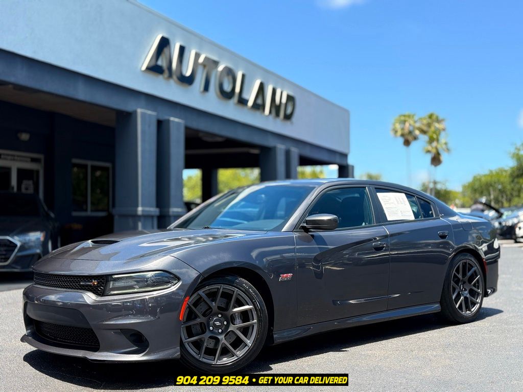 Gray (Granite Crystal Metallic Clearcoat) 2018 Dodge Charger Sedan Rear-Wheel Drive 8-Speed Automatic