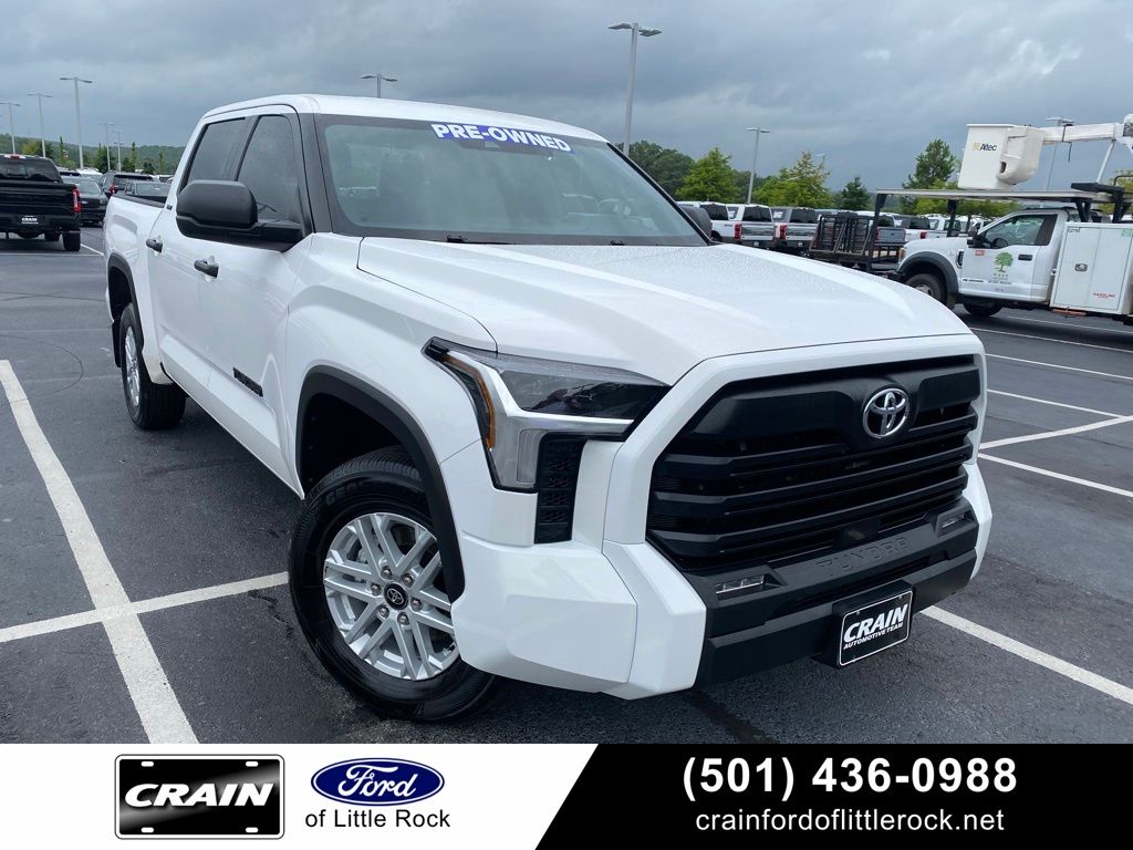 Ice Cap 2025 Toyota Tundra SR5 CrewMax Cab 4WD Pickup Truck Four-Wheel Drive Automatic