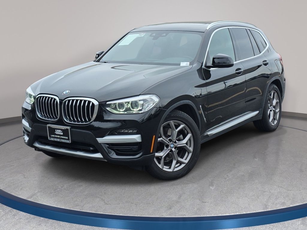 Jet Black 2021 BMW X3 xDrive30i AWD SUV / Crossover All-Wheel Drive 8-Speed Automatic