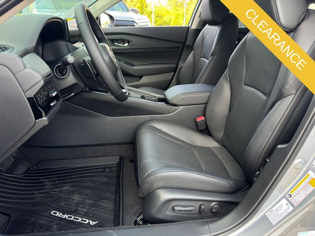 2025 Honda Accord Hybrid EX-L Silver at Classic Honda Galveston