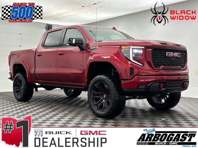 Volcanic Red Tintcoat 2026 GMC Sierra 1500 AT4 Crew Cab 4WD Pickup Truck Four-Wheel Drive Automatic