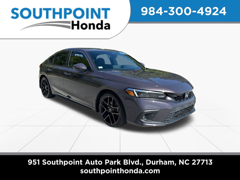 Smokey Mauve Pearl 2023 Honda Civic Hatchback Sport Touring FWD Hatchback Front-Wheel Drive Continuously Variable Transmission