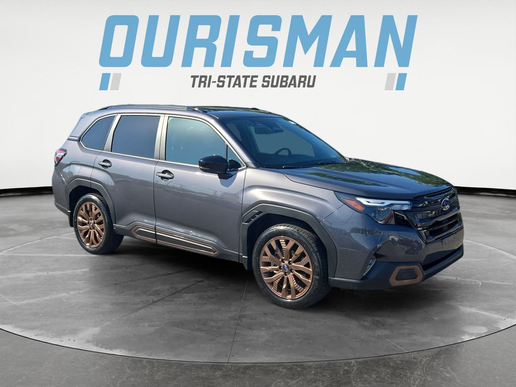 Gray Metallic 2026 Subaru Forester SUV / Crossover All-Wheel Drive Continuously Variable Transmission
