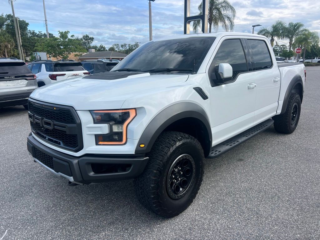 Oxford White 2020 Ford F-150 Raptor SuperCrew 4WD Pickup Truck Four-Wheel Drive Automatic