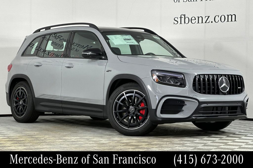 Gray (MANUFAKTUR Alpine Grey) 2026 Mercedes-Benz GLB SUV / Crossover All-Wheel Drive 8-Speed Automatic