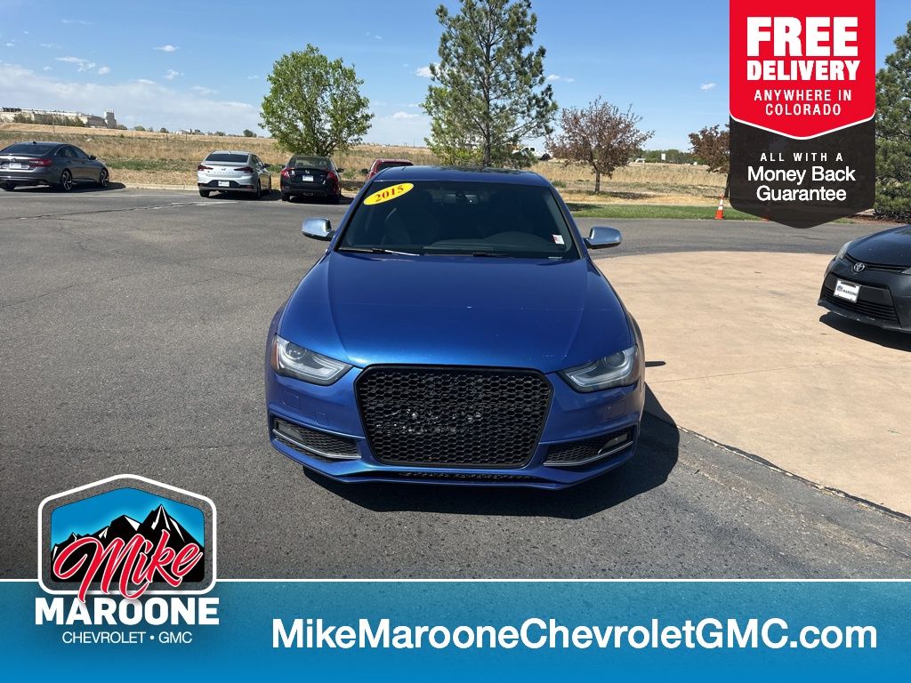 Blue Pearl 2015 Audi S4 3.0T quattro Premium Plus Sedan AWD Sedan All-Wheel Drive 7-Speed Automatic