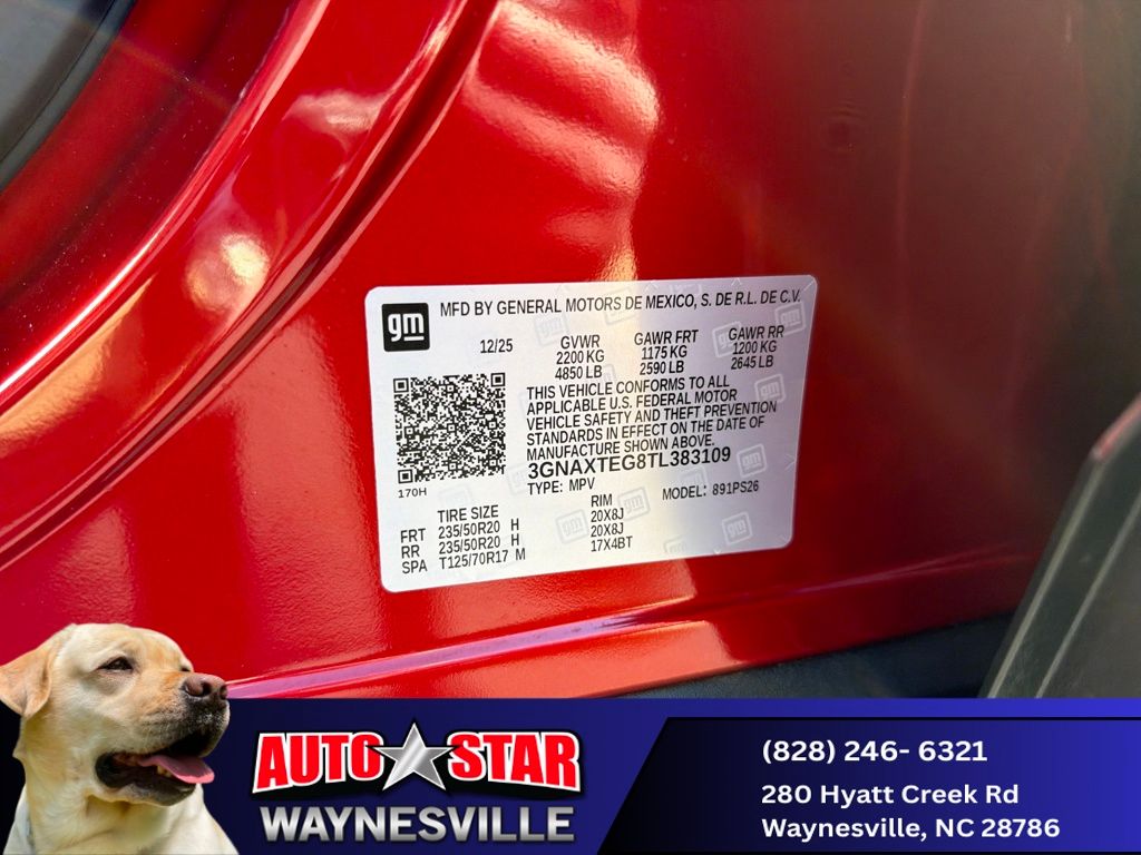 new 2026 Chevrolet Equinox car, priced at $40,035