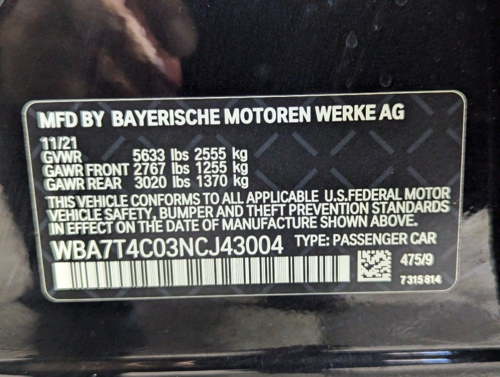 2022 BMW 7-Series 740i xDrive photo