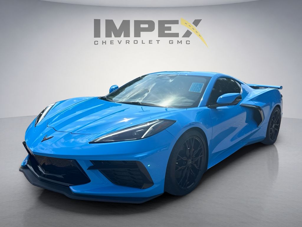 Rapid Blue 2025 Chevrolet Corvette Coupe Rear-Wheel Drive 8-Speed Dual Clutch