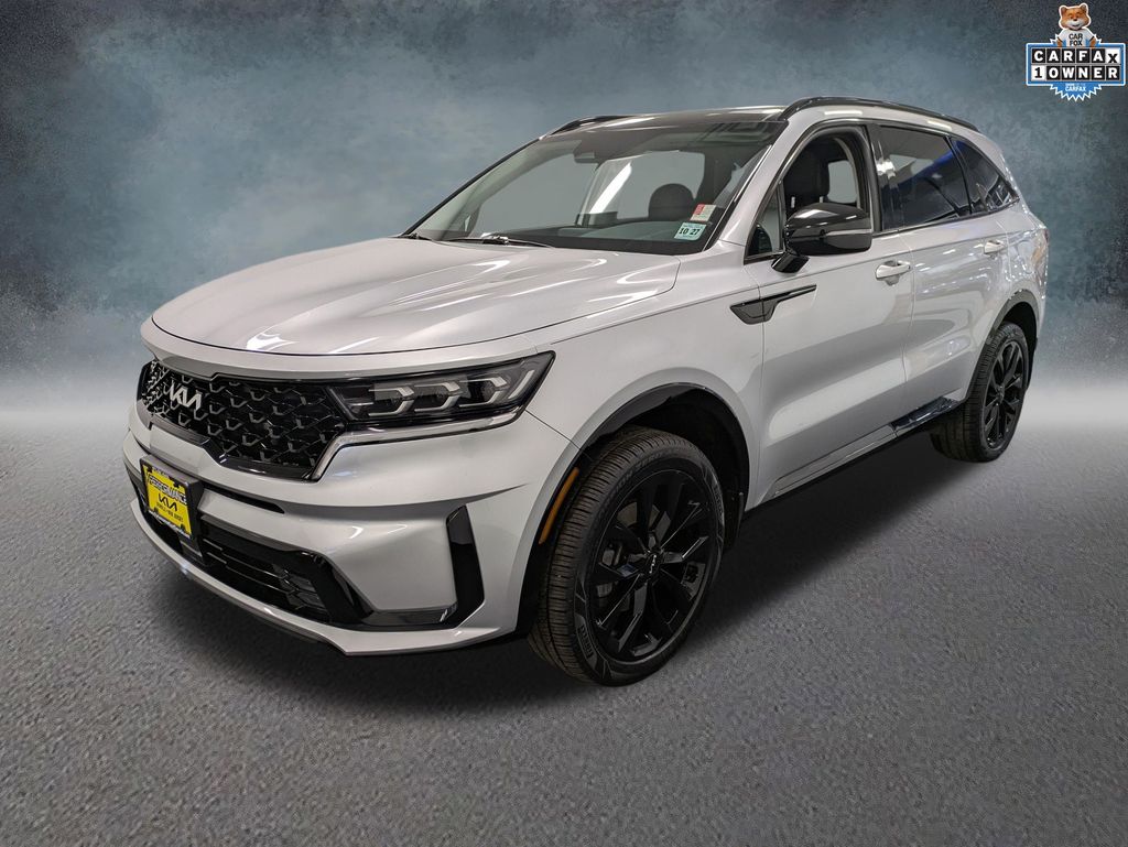 Sparkling Silver 2022 Kia Sorento SUV / Crossover All-Wheel Drive 8-Speed Dual Clutch
