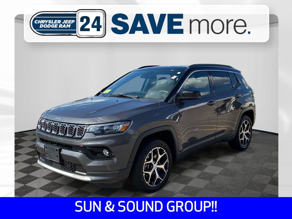 Gray Metallic 2024 Jeep Compass SUV / Crossover Four-Wheel Drive 8-Speed Automatic