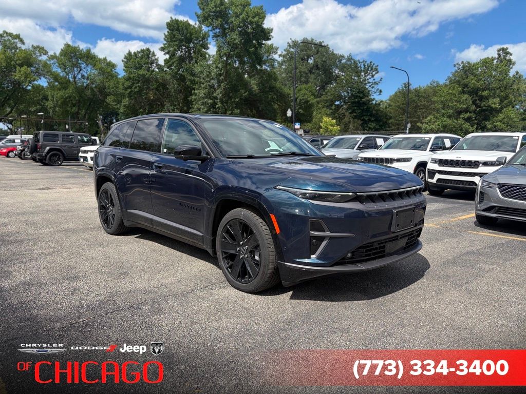 Fathom Blue Pearlcoat 2024 Jeep Wagoneer S SUV / Crossover Four-Wheel Drive 1-Speed Automatic