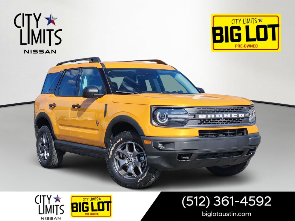 Cyber Orange Metallic Tricoat 2023 Ford Bronco Sport SUV / Crossover All-Wheel Drive 8-Speed Automatic