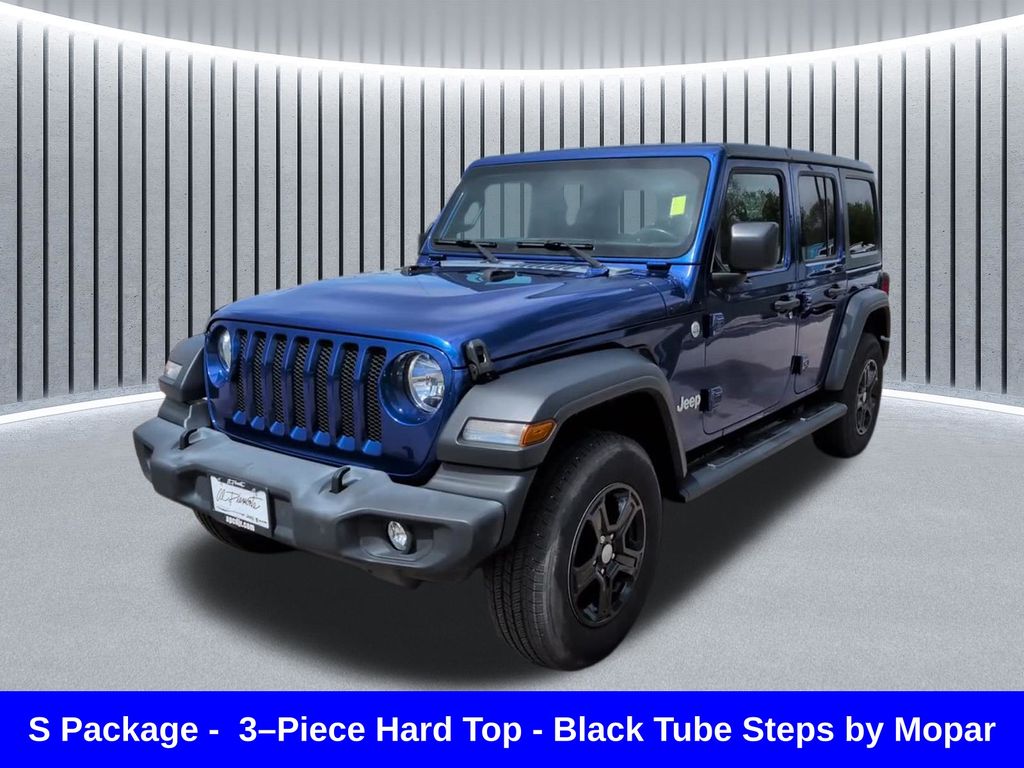 Ocean Blue Metallic 2019 Jeep Wrangler SUV / Crossover Four-Wheel Drive 8-Speed Automatic