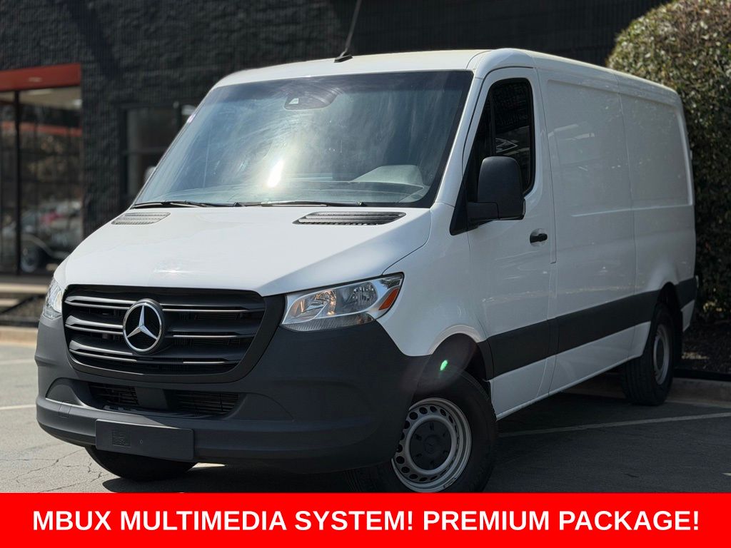 White 2023 Mercedes-Benz Sprinter Cargo Van Rear-Wheel Drive 9-Speed Automatic