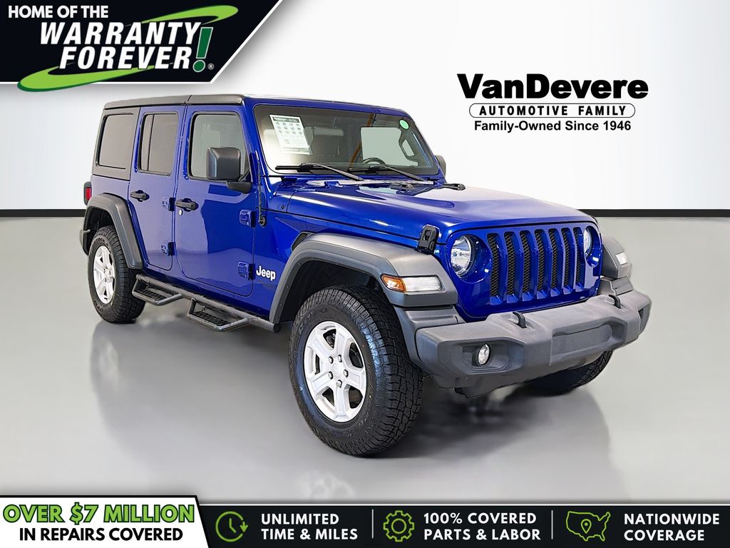 2018 Jeep Wrangler Azul (Ocean Blue Metallic Clearcoat) SUV/Crossover Todo terreno 8 velocidades Automática