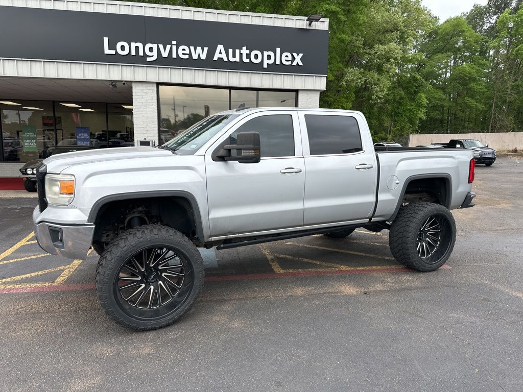 Quicksilver Metallic 2015 GMC Sierra 1500 SLE Crew Cab Pickup Truck 4X2 6-Speed Automatic Overdrive