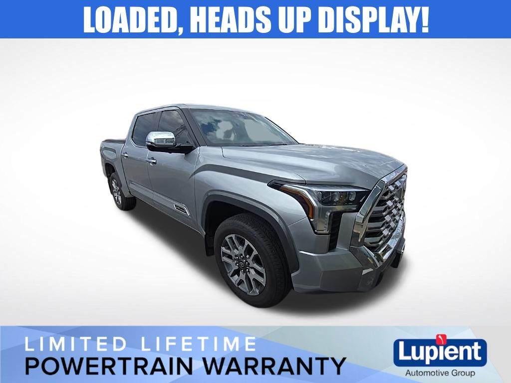 Celestial Silver Metallic 2025 Toyota Tundra 1794 Edition CrewMax Cab 4WD Pickup Truck Four-Wheel Drive Automatic
