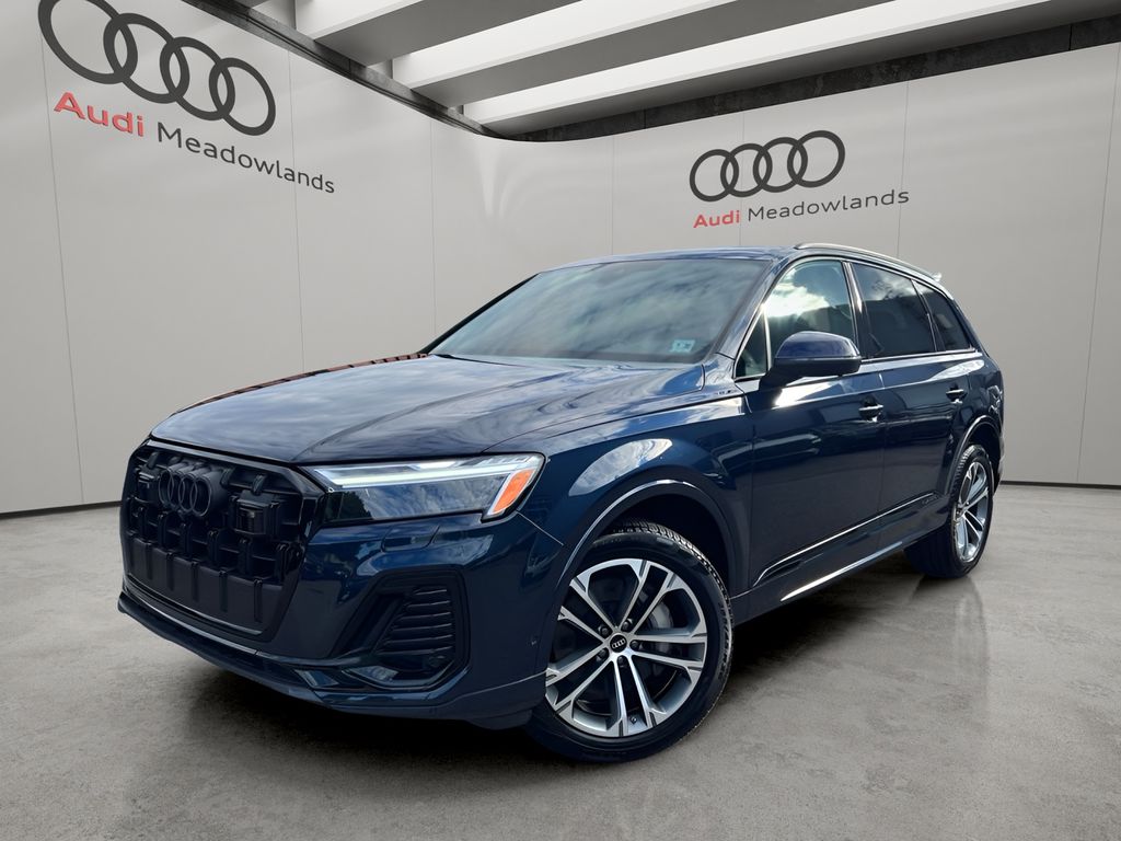 Blue Metallic 2025 Audi Q7 SUV / Crossover All-Wheel Drive 8-Speed Automatic