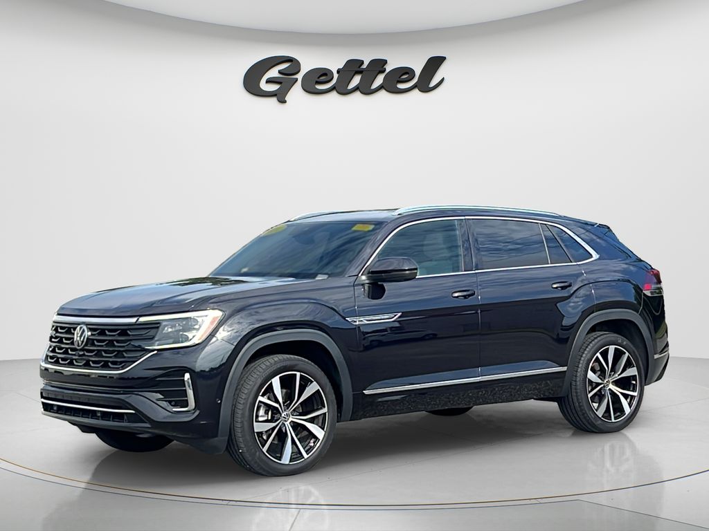 Blue 2024 Volkswagen Atlas Cross Sport SUV / Crossover All-Wheel Drive 8-Speed Automatic