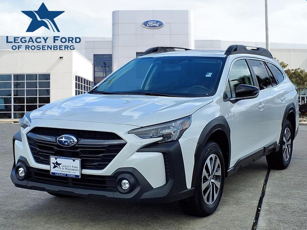 2025 Subaru Outback Premium White at AutoSavvy Houston Northwest