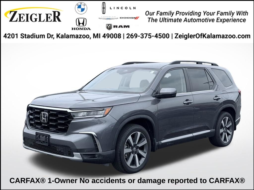 Gray (Modern Steel Metallic) 2025 Honda Pilot SUV / Crossover All-Wheel Drive Automatic