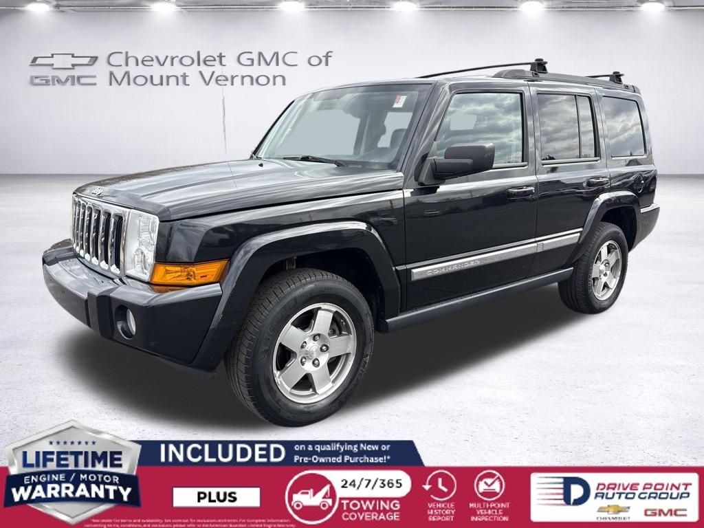 Brilliant Black Crystal Pearlcoat 2010 Jeep Commander Sport SUV / Crossover 4X2 5-Speed Automatic