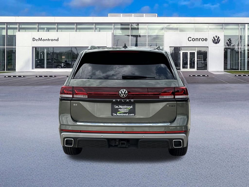 2024 Volkswagen Atlas 2.0T Peak Edition SE w/Technology Green at DeMontrond Ford