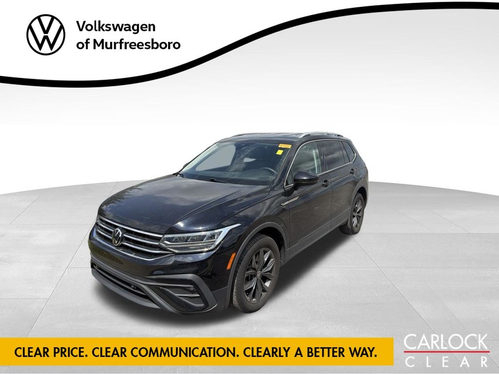 Deep Black Pearl 2023 Volkswagen Tiguan SUV / Crossover Front-Wheel Drive 8-Speed Automatic
