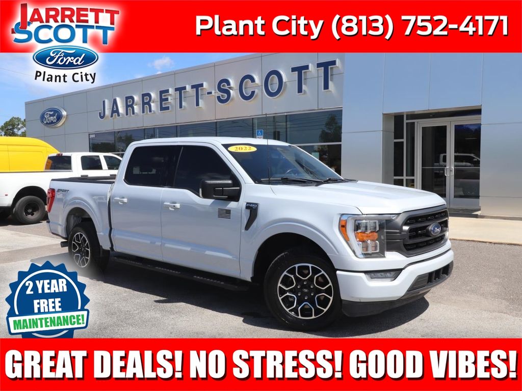Space White Metallic 2022 Ford F-150 Pickup Truck 4X2 Automatic