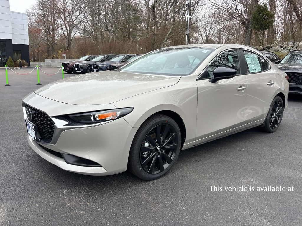 Gray (Platinum Quartz Metallic) 2026 Mazda MAZDA3 2.5 S Select Sport FWD Sedan Front-Wheel Drive 6-Speed Automatic
