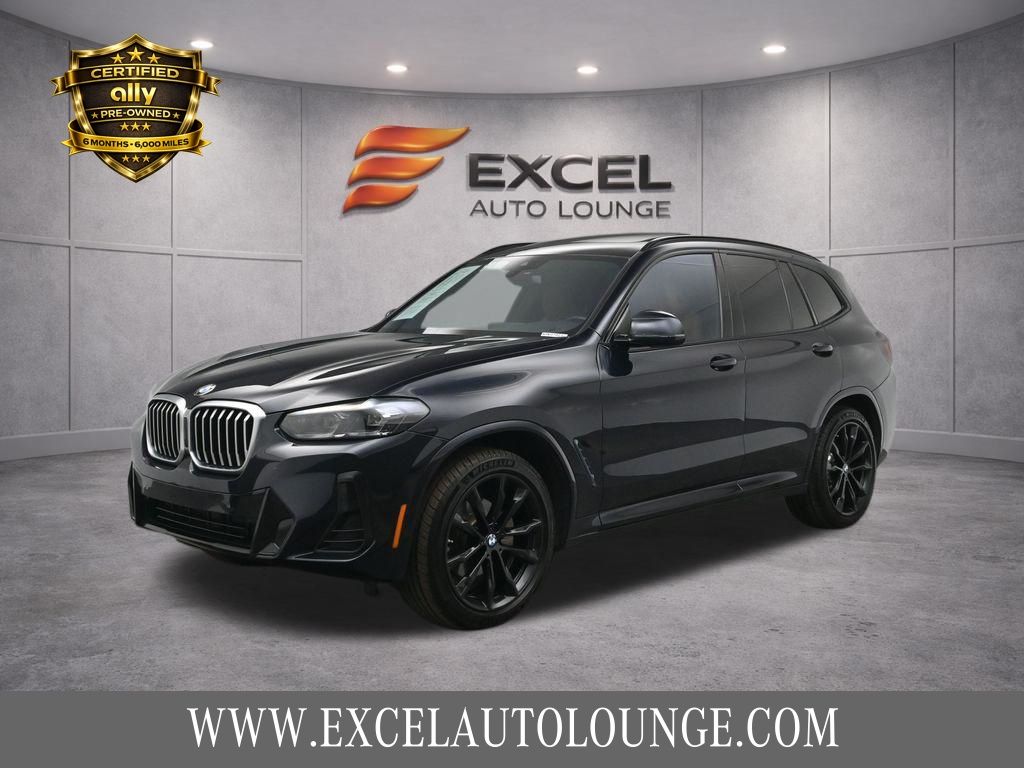 Carbon Black Metallic 2022 BMW X3 xDrive30i AWD SUV / Crossover All-Wheel Drive 8-Speed Automatic