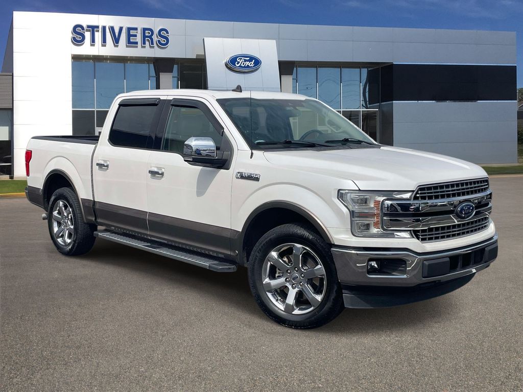 White Platinum Metallic Tri-Coat 2019 Ford F-150 Pickup Truck 4X2 Automatic