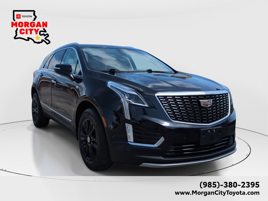 Dark Moon Blue Metallic 2021 Cadillac XT5 Premium Luxury AWD SUV / Crossover Four-Wheel Drive 9-Speed Automatic