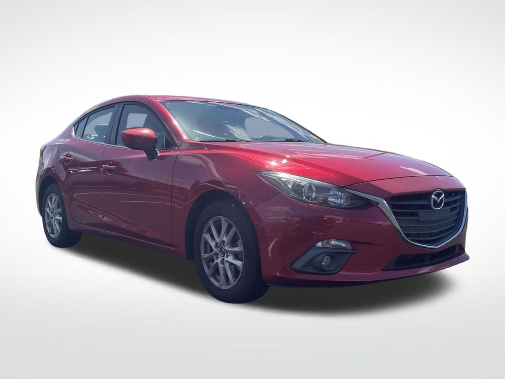 Soul Red Metallic 2015 Mazda MAZDA3 Sedan Front-Wheel Drive 6-Speed Automatic
