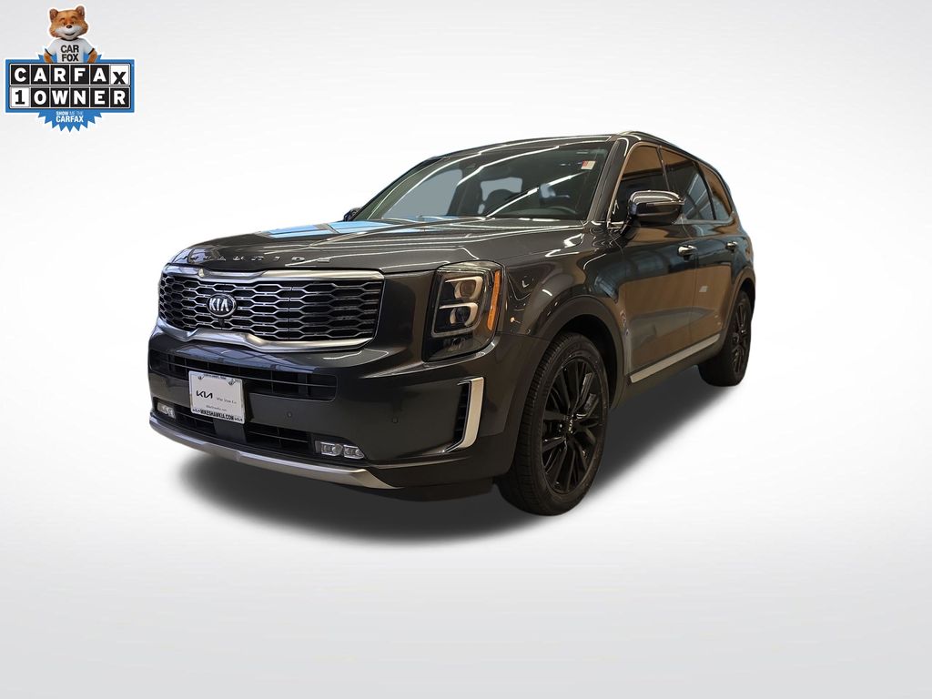 Gravity Gray 2021 Kia Telluride SX AWD SUV / Crossover All-Wheel Drive 8-Speed Automatic