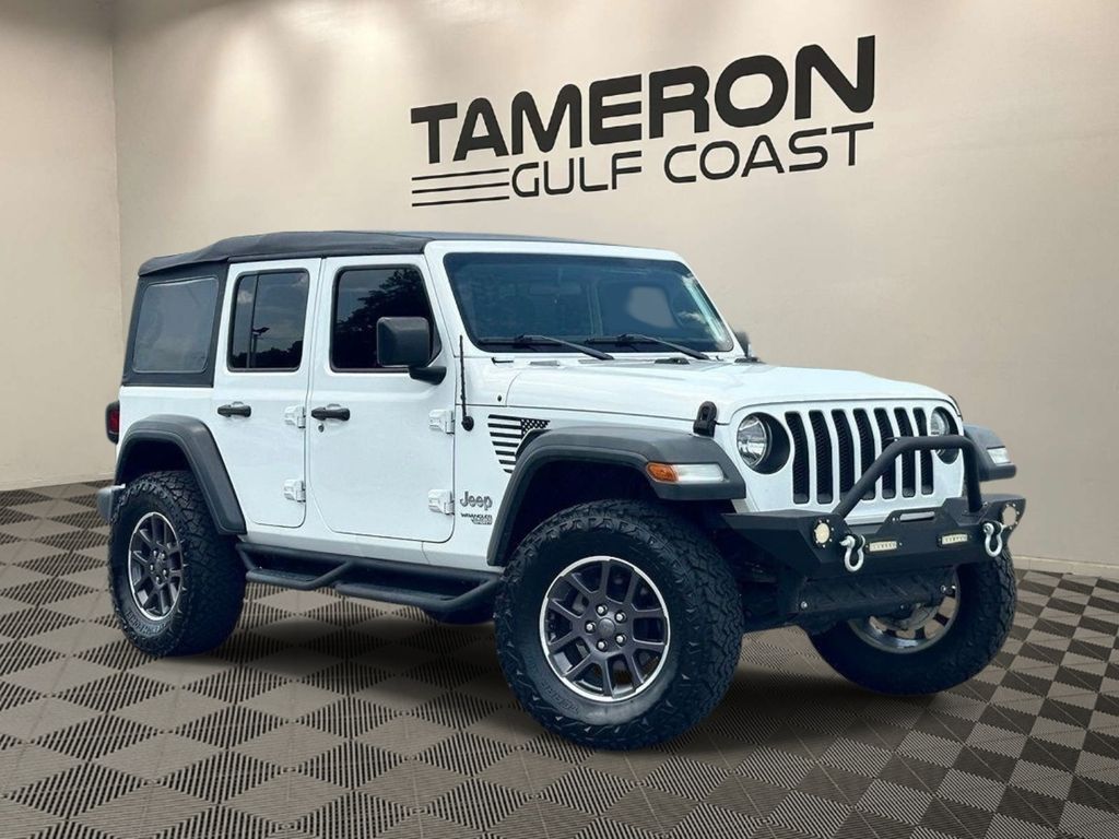 Bright White Clearcoat 2018 Jeep Wrangler SUV / Crossover Four-Wheel Drive 8-Speed Automatic